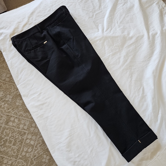 Women’s White House Black Market The Slim Crop blk dress pants slacks SZ 8R NWT - Picture 3 of 16